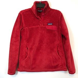 Patagonia Red Retool Snap-T Pullover Sweater